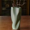 Decor Crane Living | Hermosa Green Vase - Wide