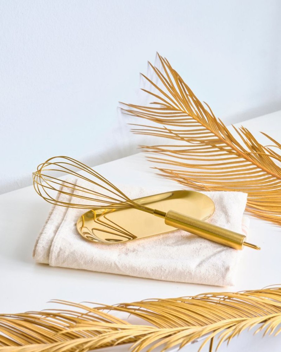 Homewares Crane Living | Rose Bakery - Large Gold Whisk