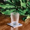 Homewares Crane Living | Costa Ribbed Tapered Water Glass - Short